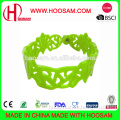 Hollow Silicone Bracelet, Segmented Colors, Custom Designs are Welcome
